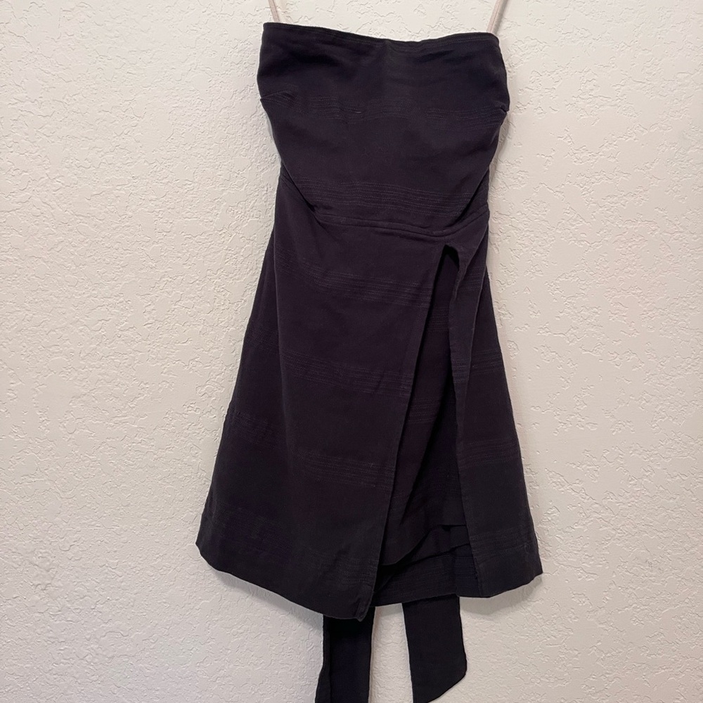 Free People Strapless Black Dress